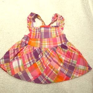 Janie and Jack patchwork plaid top size 3T